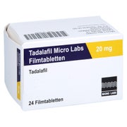 Produktabbildung: TADALAFIL Micro Labs 20 mg Filmtabletten 24 St