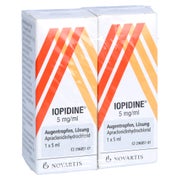 Iopidine 5 Mg/ml Augentropfen 2X5 ml