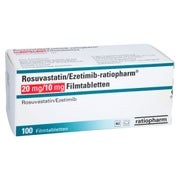 Rosuvastatin/ezetimib-ratiopharm 20 Mg/10 Mg Fta 100 St