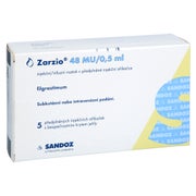ZARZIO 48 Mio.E./0,5 ml Inj./Inf.-Lsg.i.e.Fert.-S. 5 St