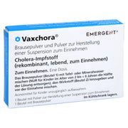 VAXCHORA Brauseplv.u.Pulver z.Herst.e.Susp.z.Einn. 1 St