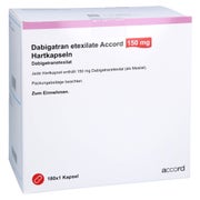 Dabigatran Etexilate Accord 150 mg Hartk 180X1 St