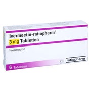 Ivermectin-ratiopharm 3 mg Tabletten 6 St