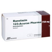 Ranolazin 123-acurae Pharma 750 mg Retar 100 St