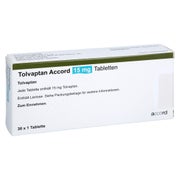 Tolvaptan Accord 15 mg Tabletten 30X1 St