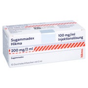 Sugammadex Hikma 100 mg/ml Injektionslös 10X2 ml