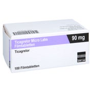 Ticagrelor Micro Labs 90 Mg Filmtabletten 100 St