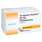 Ticagrelor Zentiva 60 Mg Filmtabletten 168 St