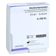 Mullkompressen Prisoma 5x5 cm unsteril 8 2X100 St