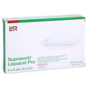 Produktabbildung: Suprasorb Liquacel Pro 5x5 cm Kompressen 10 St