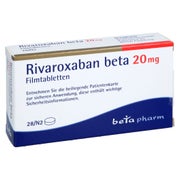 Rivaroxaban Beta 20 Mg Filmtabletten 28 St