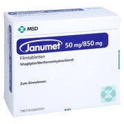 Janumet 50 Mg/850 mg Filmtabletten 196 St