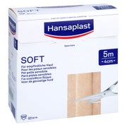 Hansaplast Soft Pflaster 4 cmx5 m Rolle 1 St