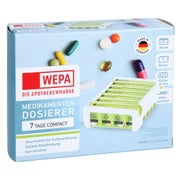 Produktabbildung: Wepa 7 Tage Compact Wochenmagazin Weiß/grün 1 St