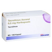Tacrolimus Ascend 0,5 Mg Hartkapseln 100 St