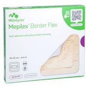 Mepilex Border Flex Schaumverb.haft.10x10 Cm 5 St