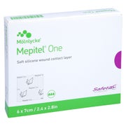 Mepitel One 6x7 cm Silikon Netzverband s 5 St