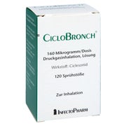 Ciclobronch 160 µg/dosis Druckgasinh.lsg.120 Ed 1 St