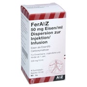 Ferabz 50 Mg Eisen/ml Dispers.z.inj.-/inf.500mg 10 ml