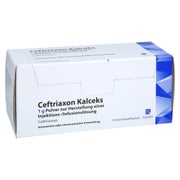 Ceftriaxon Kalceks 1 G Plv.z.her.e.inj.o.inf.-lsg. 10 St