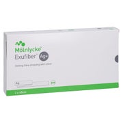 Exufiber Ag+ 2x45 cm gelbild.Faserverb.m 5 St