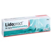 Produktabbildung: Lidoproct 50 Mg/g Rektalsalbe 25 g