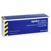 Apidra Solostar 100 E/ml Inj.-lsg.i.e.fertigpen 10X3 ml