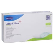Zetuvit Plus Silicone Steril 10x20 Cm 10 St