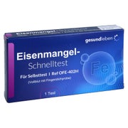 Gesund Leben Eisenmangel-schnelltest Blut 1 St