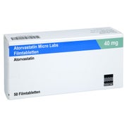 Atorvastatin Micro Labs 40 Mg Filmtabletten 50 St