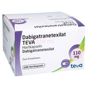 Dabigatranetexilat Teva 110 Mg Hartkapseln 180 St