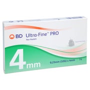 Bd Ultra-fine Pro Pen-nadeln 4 Mm 32 G 0,23 Mm 14 St