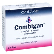 Combigan 2 Mg/ml + 5 Mg/ml Augentropfen 3X5 ml