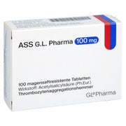 Produktabbildung: Ass G.l. Pharma 100 Mg Magensaftres.tabletten 100 St