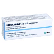 Hbvaxpro 40 µg Inj.-susp.i.e.fläschchen 1 St
