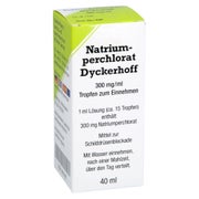 Natriumperchlorat Dyckerhoff 300 Mg/ml Tro.z.einn. 40 ml