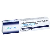 Adapalen/benzoylperoxid Zentiva 1mg/g + 25mg/g Gel 30 g