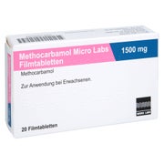 Methocarbamol Micro Labs 1500 Mg Filmtabletten 20 St