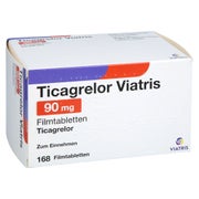 Ticagrelor Viatris 90 Mg Filmtabletten 168 St