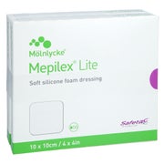 Mepilex Lite Schaumverband 10x10 Cm Steril 10 St
