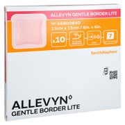 Allevyn Gentle Border Lite 15x15 Cm Schaumverb. 10 St