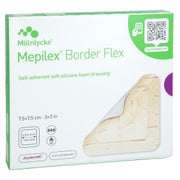 Mepilex Border Flex Schaumverb.haft.7,5x7,5 Cm 5 St