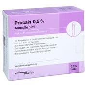 Procain Pharmarissano Ampulle 0,5% 5 Ml Inj.-lsg. 10X5 ml