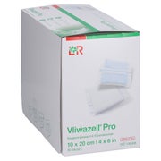 Vliwazell Pro Superabsorb.kompr.steril 10x20 Cm 30 St