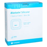 Biatain Silicone Schaumverband 7,5x7,5 Cm 10 St
