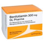 Produktabbildung: Benfotiamin 300 Mg Gl Pharma Filmtabletten 90 St