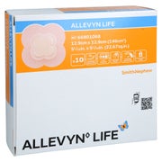Allevyn Life 12,9x12,9 Cm Silikonschaumverband 10 St