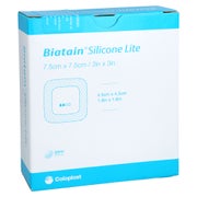 Biatain Silicone Lite Schaumverband 7,5x7,5 Cm 10 St