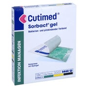 Cutimed Sorbact Gel Kompressen 7,5x7,5 Cm 12 St
