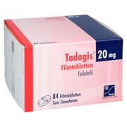 Produktabbildung: Tadagis 20 Mg Filmtabletten 84 St